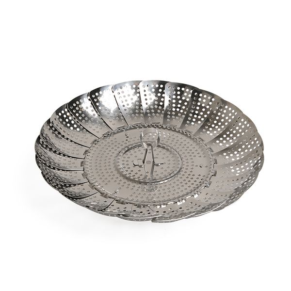 Steaming basket stainless steel, Ø 17.5 to 27 cm