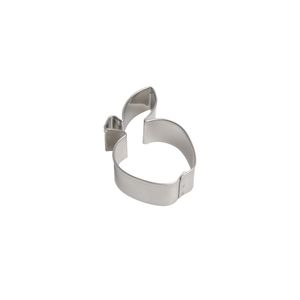 Biscuit cutters, apple shape, stainless steel, 4.5 cm