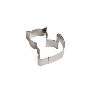 Biscuit cutters, cat shape, stainless steel, 4 cm                       