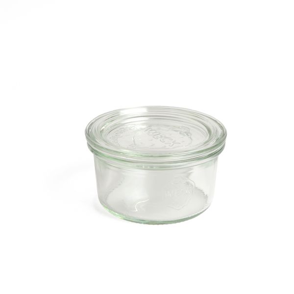 Weckglas flach, 165 ml