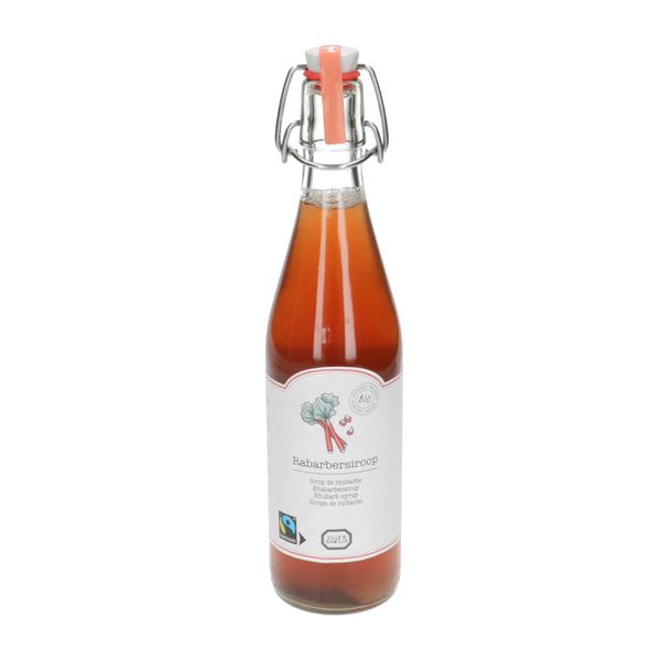 Syrup, rhubarb, organic, 500 ml