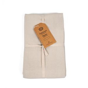 Tablecloth, cotton, sand grey, 140 x 180 cm