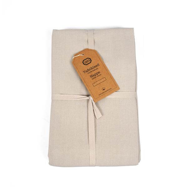 Nappe, coton bio GOTS, sable, 140 x 180 cm