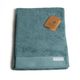 Serviette de toilette, coton bio, vert sauge, 50 x 100 cm