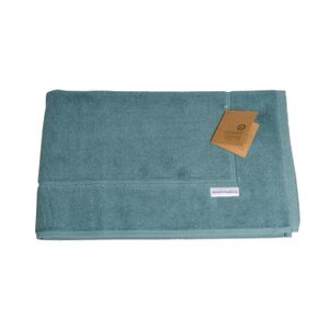 Tapis de bain, coton bio, vert sauge, 50 cm x 85 cm