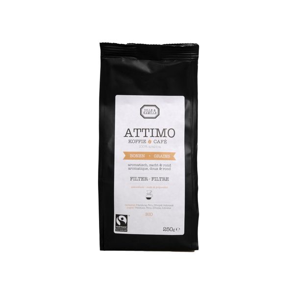 Koffiebonen Attimo, biologisch, 250 gram