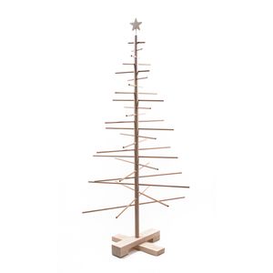 Sapin de Noël en bois, 125 cm
