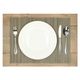 Placemat bamboo, grey, 33 x 47 cm