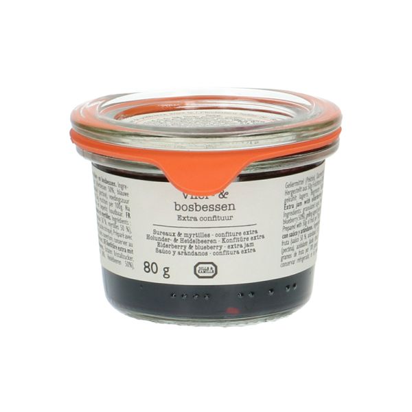 Extra-confituur, vlierbes & bosbes, 80 gram
