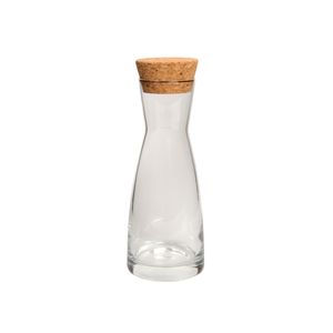 Carafe with cork, glass, 0.25 l