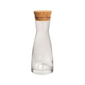 Carafe with cork, glass, 0.5 l