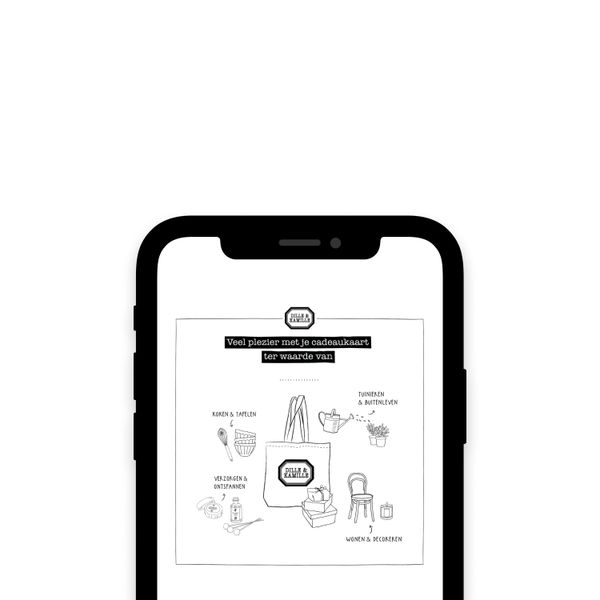 Digitale cadeaukaart⬠50