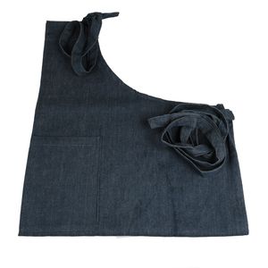 Schort, bio-katoen, denim