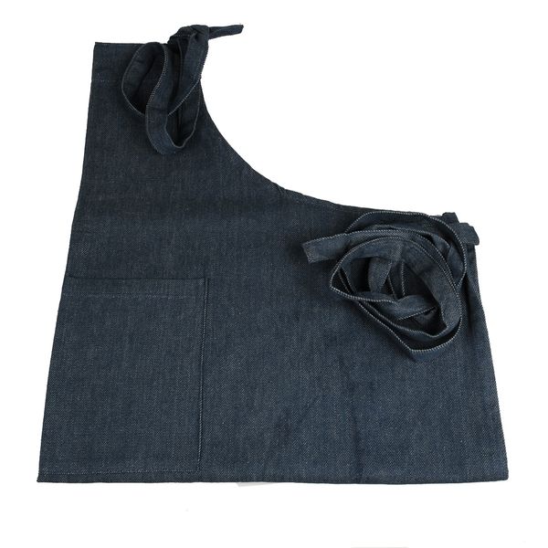 Tablier de cuisine, coton bio, denim