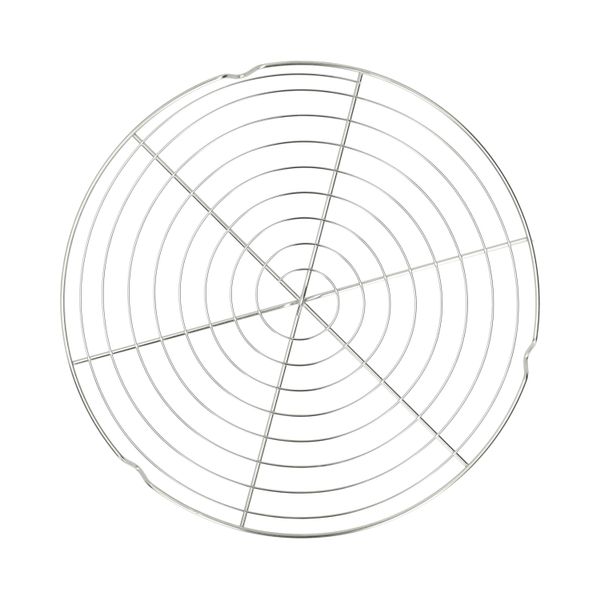 Grille à pâtisserie en acier inoxydable, rond
