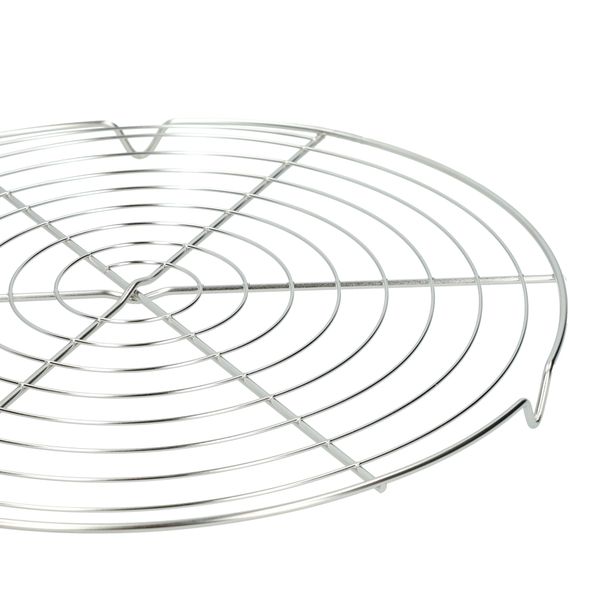 Grille à pâtisserie en acier inoxydable, rond