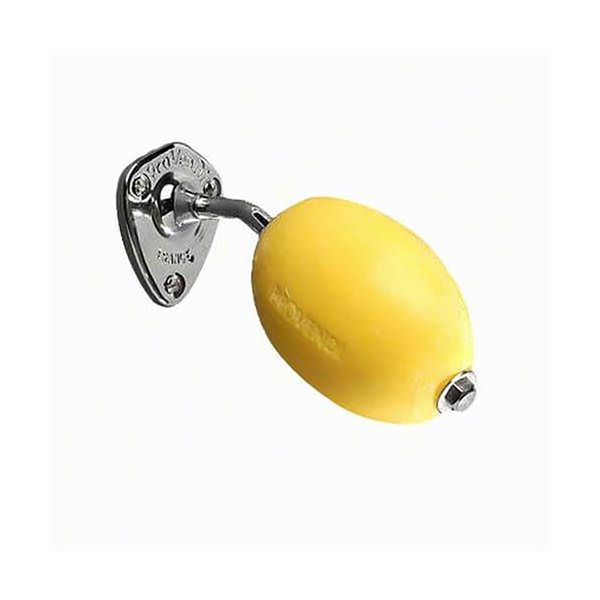 Soap holder with soap bulb, lemon scent