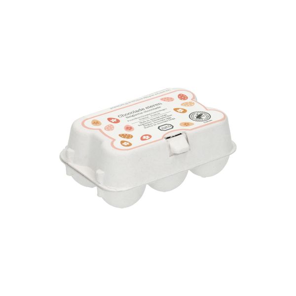 Chocolade eieren, puur praliné, 73 gram