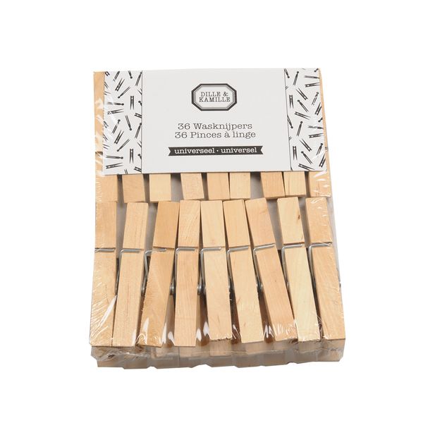 Clothespins, 36 pieces