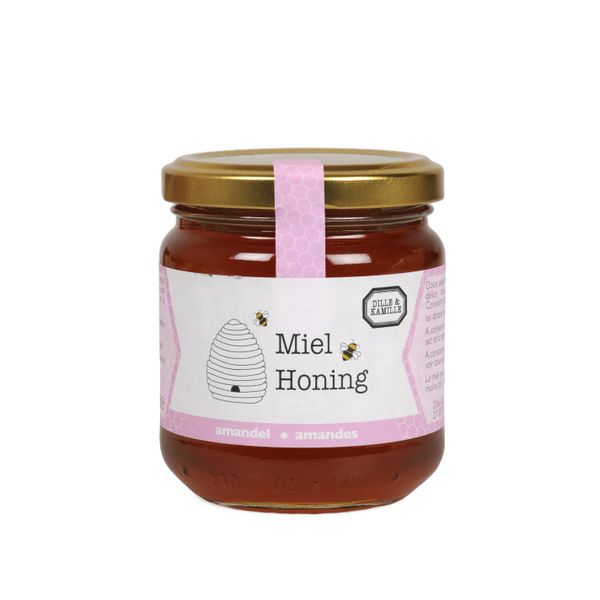 Honing, amandel, 250 gram