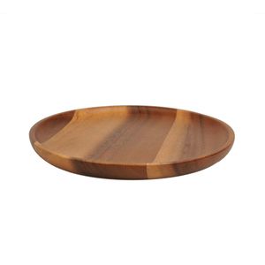 Wooden plate, acacia, Ø 25 cm