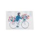 Carte, fillette en vélo 