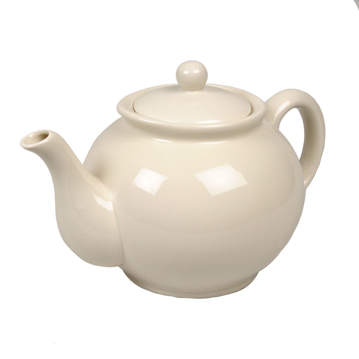 Teapot, porcelain, 2 litres | Porcelain tableware | Dille & Kamille