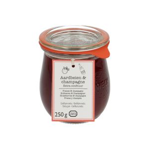 Jam, strawberry champagne, 250 g