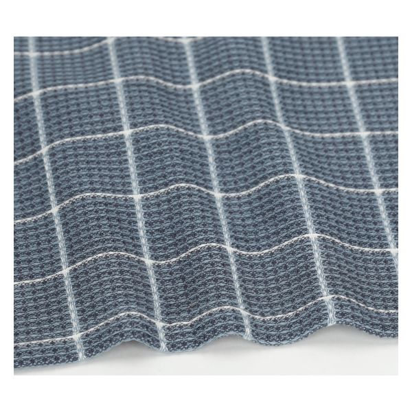 Vaatdoekje, bio-katoen, denimblauw ruitje 
