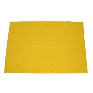 Set de table, coton bio, jaune, 35x50 cm