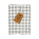 Tea towel, organic cotton, black chequered, 50 x 70 cm   