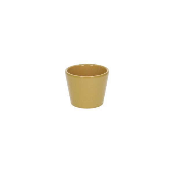 Bloempot, aardewerk, geel,Ø 7 cm