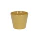 Flower pot, earthenware, yellow, Ø 15,5 cm