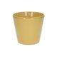Flower pot, earthenware, yellow, Ø 17,5 cm