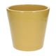 Flower pot, earthenware, yellow, Ø 20 cm