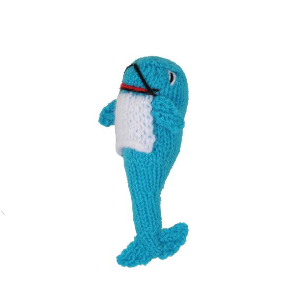 Whale finger puppet 