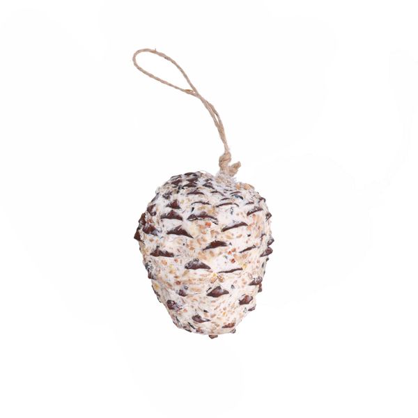 Fat ball, pendant, pine cone