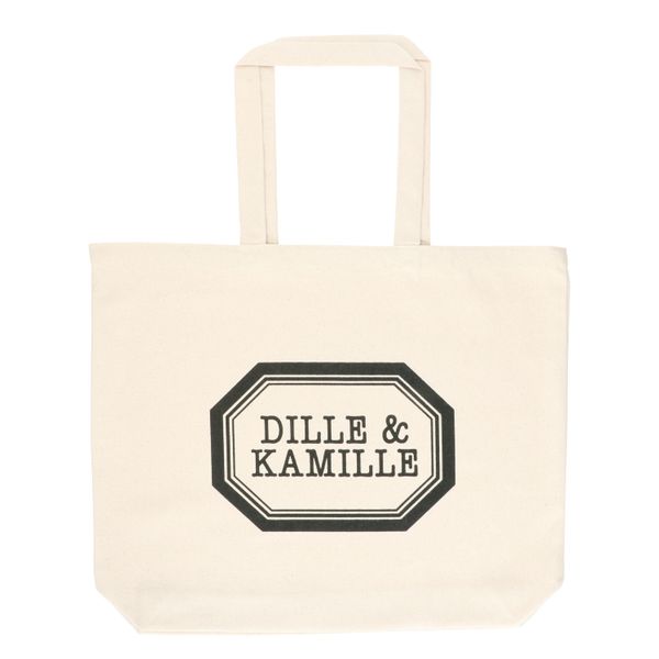 Canvas tas, Dille&Kamille, bio-katoen, groot, 42 x 50 x 10 cm