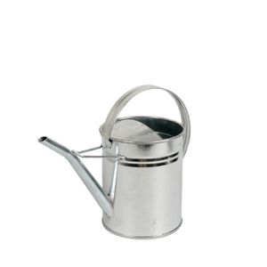 Watering can, zinc, natural metal, 2 l