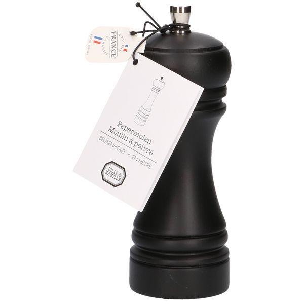 Peppermill black, 14 cm