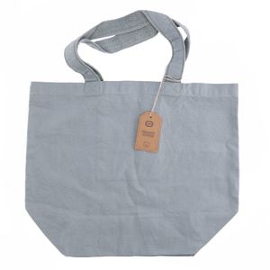 Shopping bag, organic cotton, green, 44 x 35 cm