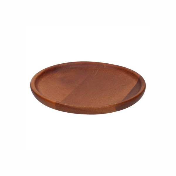 Serving plate, acacia wood, Ø 15 x 1.5 cm