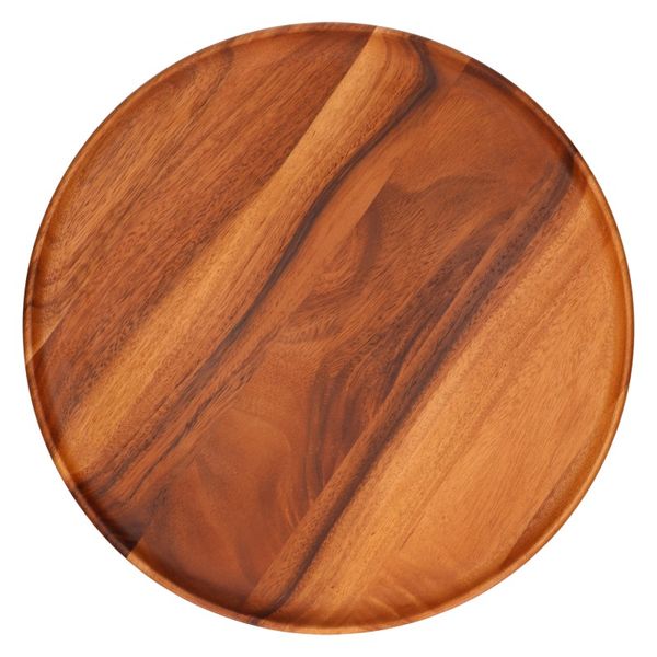 Dienblad, acaciahout,Ø 45 X 2 cm