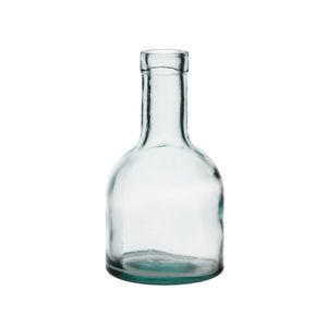 Glass vase, candlestick, 15 cm
