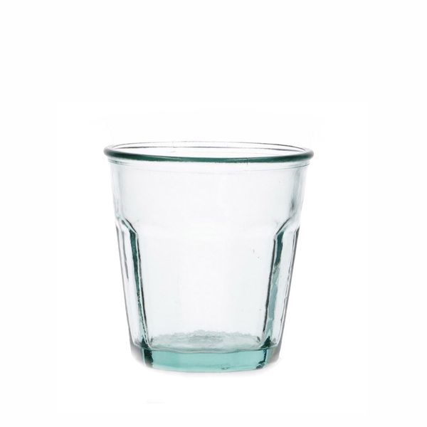 korting Maken Microcomputer Glas met facetten, gerecycled glas, 250 ml | Glaswerk | Dille & Kamille