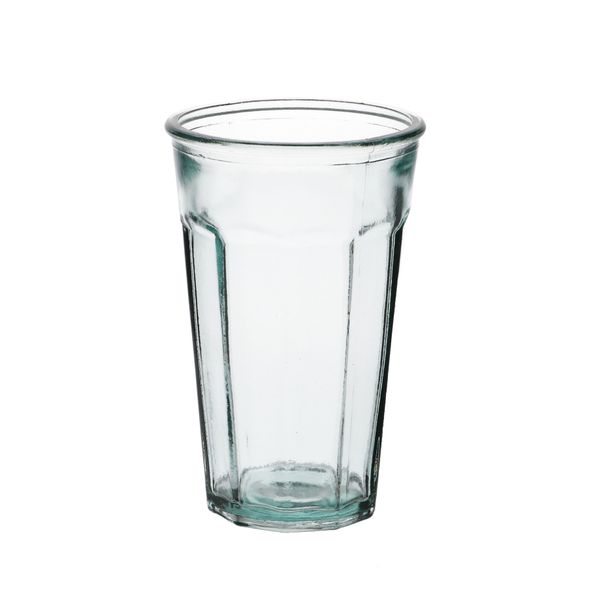 Glas met facetten, gerecycled glas, 300 ml
