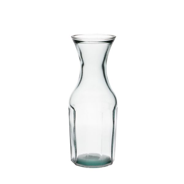 Image of Karaf met facetten, gerecycled glas, 1 liter