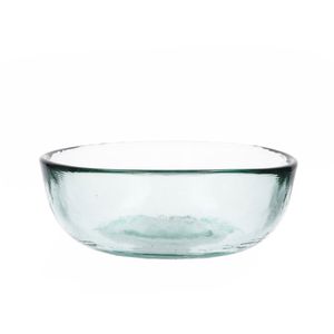 Bowl, recycled glass, Ø 14 cm   