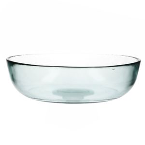 Schaal, gerecycled glas, Ø 30 cm    