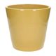 Plant pot, earthenware, yellow, ⌀ 25 cm      